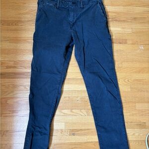 American Eagle Dark Grey Slim Fit Chinos